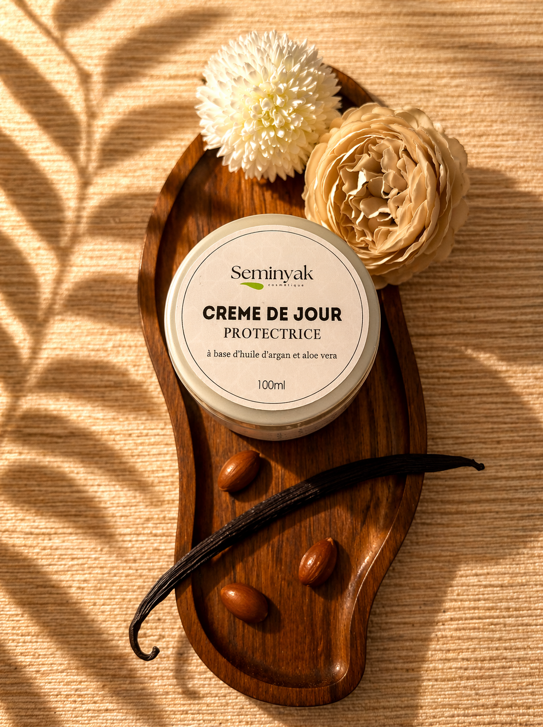 Crème de jour protectrice - à base d’huile d’argan et d’aloe vera
