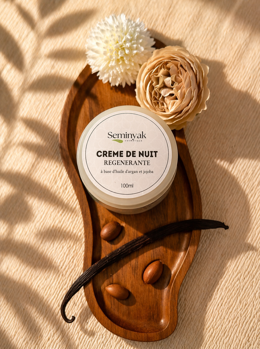 Crème de Nuit à l’huile d’argan - Hydratante & Anti-Âge